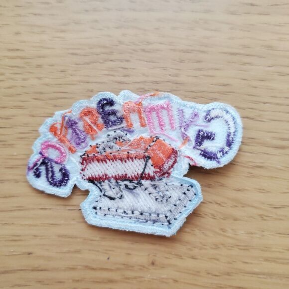 Vintage 90s Girl Scouts Gymnastics Patch - Picture 2 of 3